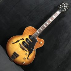 Peerless Wizard Standard #9134 Archtop Jazz Guitar w Custom TKL 17″ x 2 1/4″ case