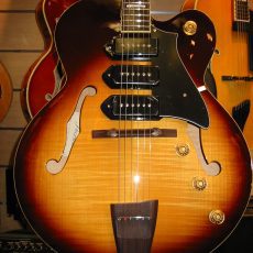 Peerless Wizard Standard  Vintage Sunburst 17″ Archtop Thin Body Jazz Guitar #805426