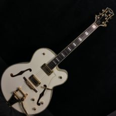 Peerless Gigmaster Custom White Hollowbody Guitar w Bigsby &case #3018274